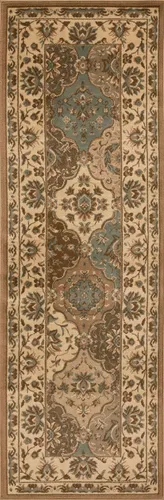 Vista 2 de BNM - Alfombra de pasillo para interiores, perfecta para sala de estar, entrada, sótano, dormitorio, cocina, oficina, cubierta de suelo oriental