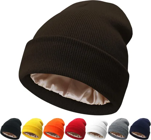 Vista 31 de NPQQUAN Unisex Beanie Hats for Men Women Winter Knit Beanies