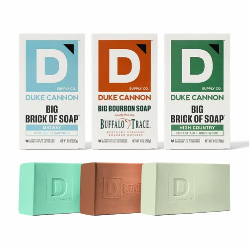 Vista 12 de Duke Cannon Supply Co. Paquete de Jabón en Barra Grande - Jabón para Hombres con Aroma Masculino - Triple Molido - Todos los Tipos de Piel