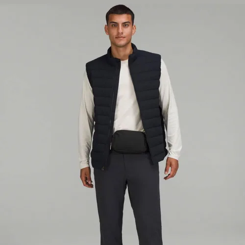 Vista 3 de Riñonera para mujer correa ajustable riñonera Dupes Herschel Riñonera LuLu para mujer bolsos cruzados de limón para mujeres y hombres impermeable