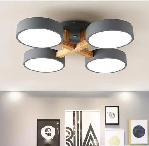Vista 13 de Lámpara de techo LED, lámpara de techo 33WGreen 3 CCT para dormitorio, sala de estar, cocina