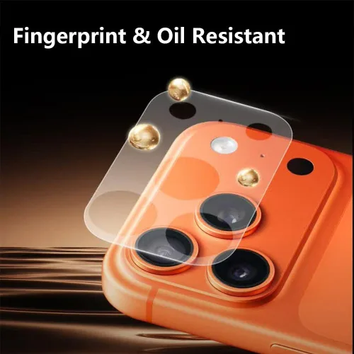 Vista 5 de Película protectora mate de 3 piezas de película hueca mate para iPhone 17 Pro