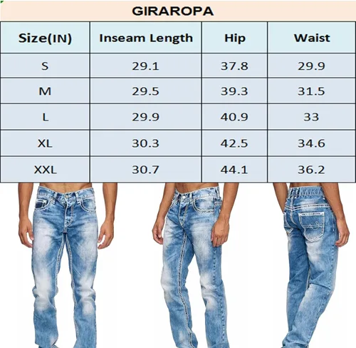 Vista 7 de Jeans negros apilados para hombre, jeans rasgados y rasgados, pantalones de mezclilla rectos Harajuku, pantalones de hip hop, ropa de calle