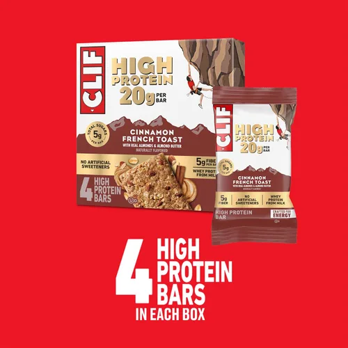 Vista 4 de CLIF - Barras de proteína de tostadas francesas de canela y alta proteína