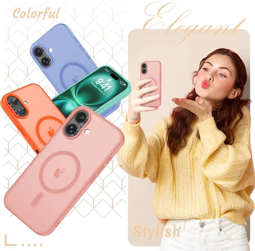 Vista 657 de Funda para Google Pixel 10 Pro XL, cubierta magnética mate, color negro Fit for MagSafe, Screen Protector included, Shockproof Military Grade