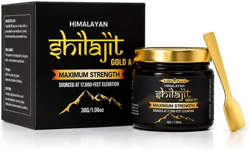 Vista 7 de Gotas orgánicas de Shilajit del Himalaya para hombres y mujeres (1.0 onzas)