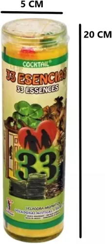 Vista 3 de 33 Esencias (33 Esencias) Vela perfumada preparada 7 días en vidrio