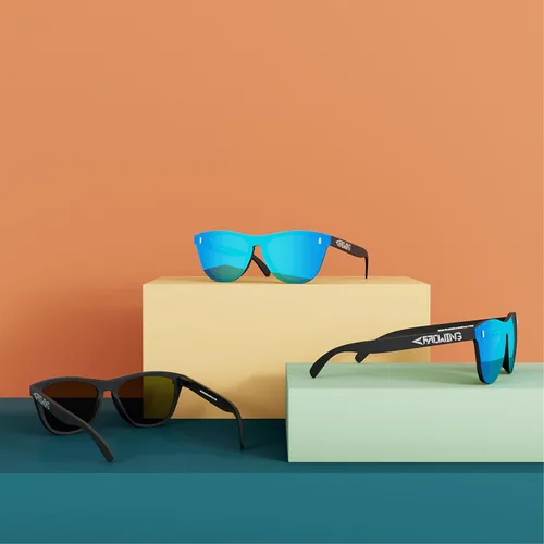 Vista 44 de ROCKNIGHT HD Polarized UV400 Protection Anti Glare Sunglasses TR90 Frame Lightweight Beach Driving