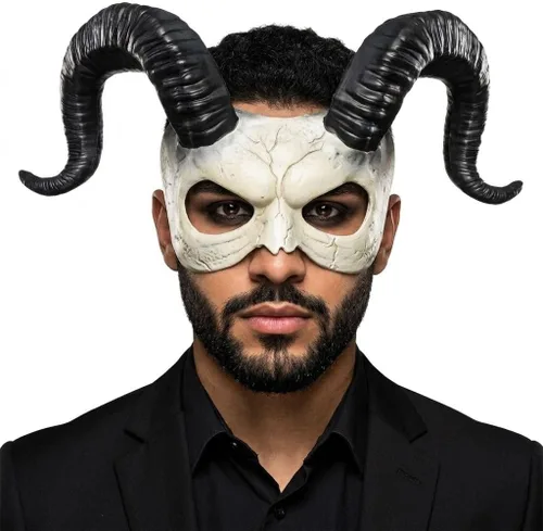 Vista 11 de Crown Display Masquerade Mask, Costume Half Face Masks for Women & Men