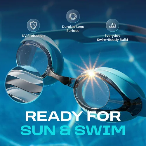 Vista 6 de Clear'r Dash Adult Swim Goggles