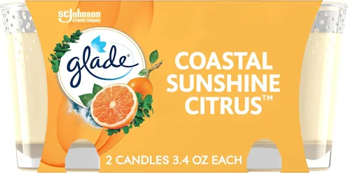 Vista 16 de Glade Tarro de velas, ambientador, manzana y canela, 3.4 onzas, 2