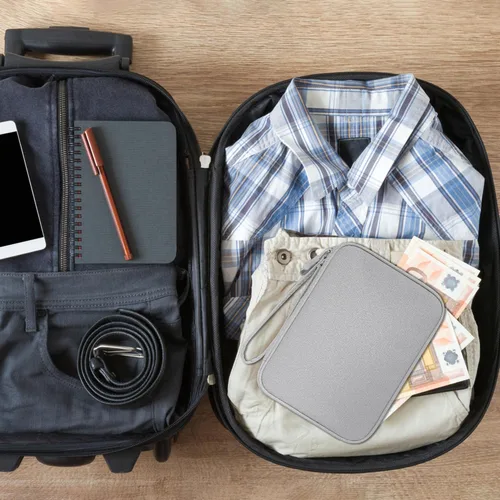 Vista 7 de CILLA Organizador de Electrónica para Viajes, Estuche Organizador de Cables de Viaje, Bolsa Compacta de Accesorios Electrónicos para Cable, Cordón
