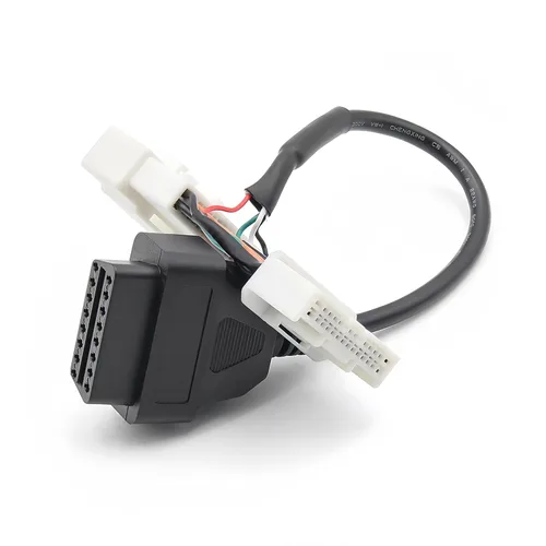 Vista 6 de Cable de diagnóstico OBD2 de 11.8 in para Tesla Modelo Y y Modelo 3 (2019 y después), compatible con escáner OBD2, lector de código OBDII, OBDLink