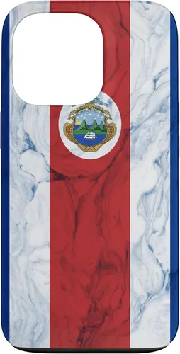 Vista 10 de Bandera de Costa Rica y fondo elegante - Funda del orgullo costarricense para iPhone 17