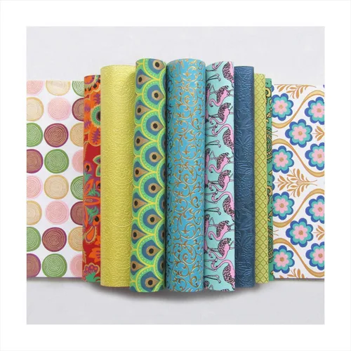 Vista 9 de Paperhues Elegant Designs Collection - Papel de recortes hecho a mano de 12 x 12 pulgadas, 24 hojas.