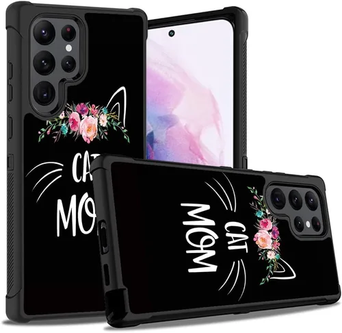 Vista 11 de Funda para Galaxy S22 Ultra, resistente 3 en 1, híbrida de plástico duro y silicona suave, a prueba de golpes, funda de protección contra caídas