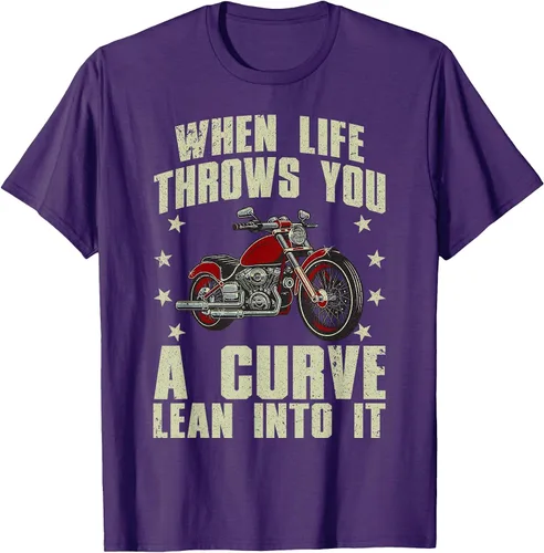 Vista 38 de Funny Motorcycle Racer Design for Men Women Motorcycle Lover T-Shirt Asphalt Grey
