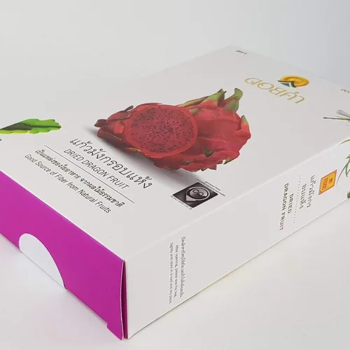 Vista 2 de Bocadillos de fruta de dragón deshidratados Sabores naturales 100% veganos Halal 3.53 oz