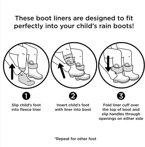 Vista 6 de Nickelodeon Botas de lluvia unisex para niños con forro extraíble suave para nieve