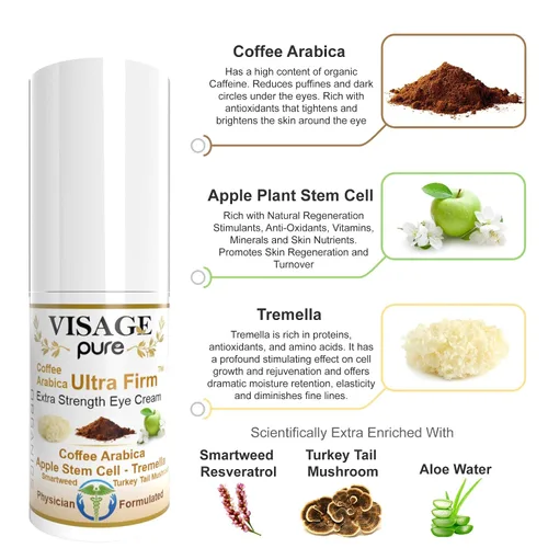 Vista 2 de Caffeine Ultra Firm Eye Cream - Potente crema hidratante, suavizante y reafirmante para los ojos. Combate las arrugas, la hinchazón y las ojeras