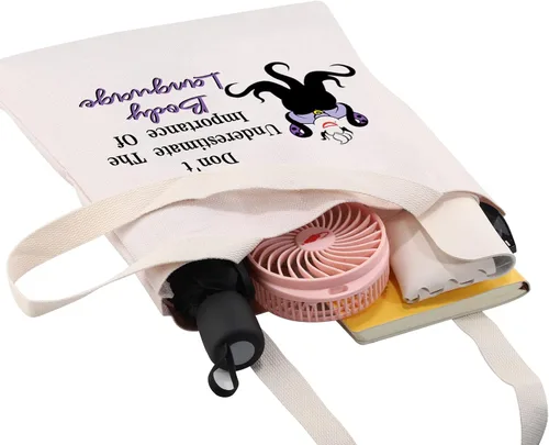 Vista 3 de CMNIM Divertida bolsa de cosméticos de bruja de villano marino, regalo inspirado en Merrmaid para fanáticos de la bruja villana, no subestimes