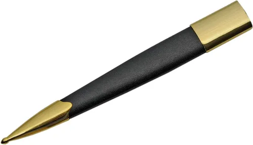 Vista 3 de Szco Supplies 15,5" réplica de oro medieval cruzada daga con vaina