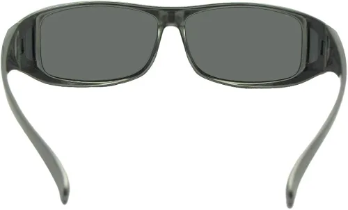 Vista 4 de Gafas de sol de ajuste polarizado marco de color gris F11 color plateado