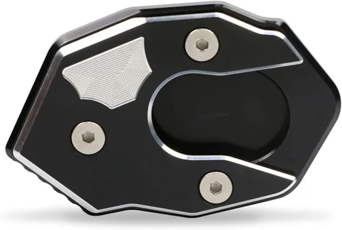 Vista 8 de Motocicleta Kickstand Extender Pie Soporte lateral Soporte Pad Reemplazo de placa para Kawasaki Z650 Z900 Z900RS Z1000 Z1000SX ER-6N ZX6R ZX10R