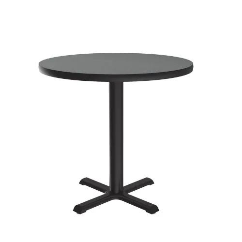 Vista 11 de Correll - Mesa cuadrada de pub de 24 pulgadas, mesa de cóctel de comedor de 29 pulgadas de alto, parte superior laminada de alta presión de granito