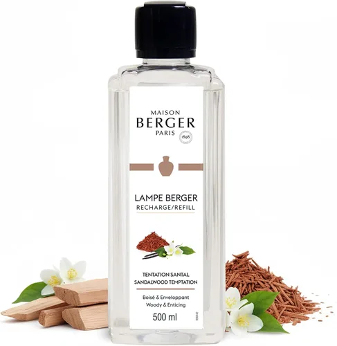 Vista 19 de MAISON BERGER Lampe Berger Recambio, 16.9 fl oz, Amber's Sun Catalytic Lamp Fragrance Refill, Helps Neutralize Odors, ~80 h Fragrance Diffusion