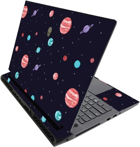 Vista 533 de MightySkins - Skin brillante con purpurina para Alienware M17 R3 (2020) y M17 R4 (2021) - Diversión de los años 90 Acabado duradero con purpurina