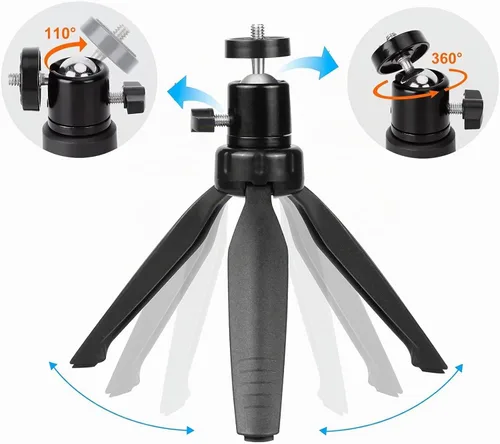 Vista 2 de Soporte de trípode para mini proyector compatible con APEMAN, DR. J Upgrade