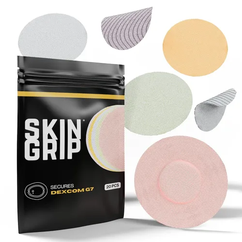 Vista 15 de Skin Grip Parches adhesivos para Dexcom G7 y Stelo CGM – Cubierta impermeable y resistente al sudor para sensor de monitor continuo de glucosa, se