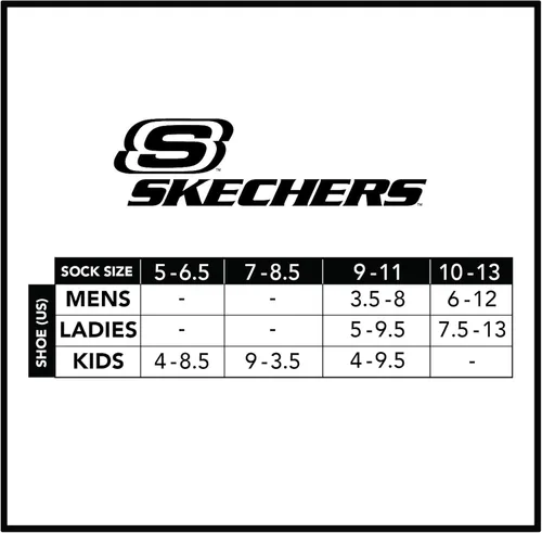 Vista 7 de Skechers Pack de 6 calcetines de corte bajo para niñas + 3 lazos para el cabello