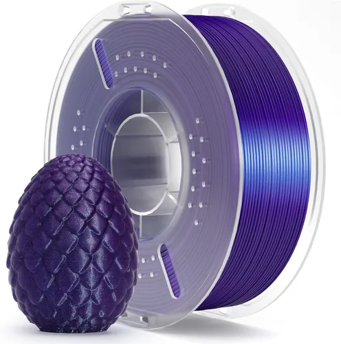 Vista 31 de ELEGOO - Filamento PLA de 1.75 mm (4/64 pulgadas), negro brillante, 2.20 libras, para impresora 3D con brillo centelleante, precisión dimensional