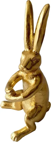 Vista 11 de Estatua de pájaro dorado, figura de animal, decoración del hogar, escultura de pájaro para estantería de escritorio de oficina en casa