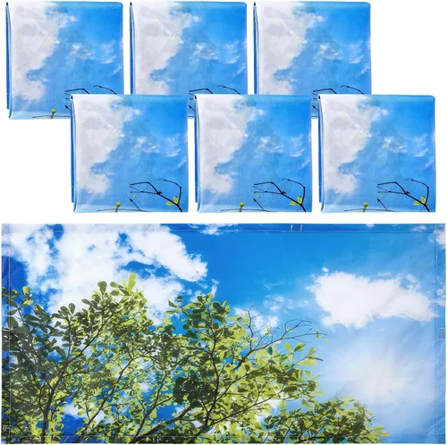 Vista 19 de Hortsun 6 cubiertas de luz fluorescente, filtros de luz magnéticos de 4 x 2 pies, imprescindibles para suministros para profesores, cubiertas