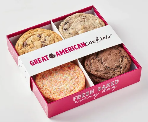Vista 8 de Great American Cookies – 12 galletas assortidas recién horneadas – horneadas a diario, preparadas a mano y nunca congeladas – Ideales