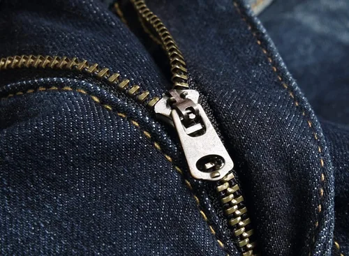 Vista 6 de OIIIO Jeans elásticos rasgados de ajuste regular para hombre