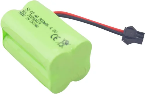 Vista 7 de AA 4.8V 800mah SM-2P Plug Batería recargable con cable de carga USB para 1/28 Stunt RC car C128 1/28 NB2801 NB2802 NB2803 doble cara Tumbling Spin