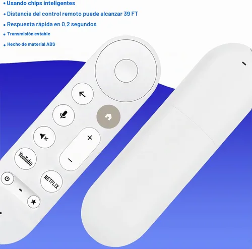 Vista 7 de Mando a distancia de repuesto para Chromecast Google TV 4K/HD TV, para Google TV Streamer 4K Box