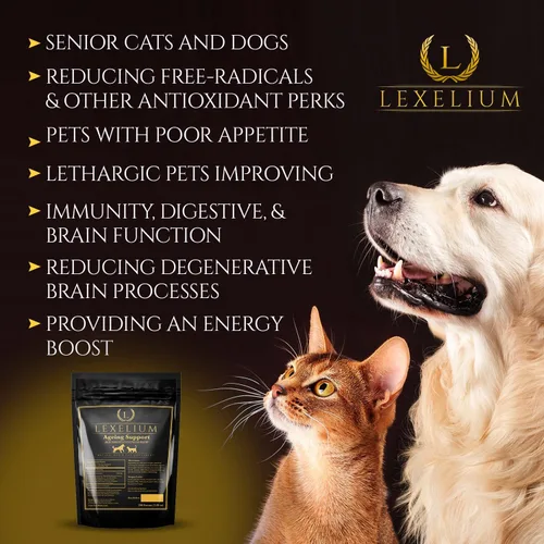 Vista 4 de Antioxidante para perros y gatos mayores, proporciona apoyo integral al hígado, hueso, cerebro e inmunidad, reduce los radicales libres, refuerzo