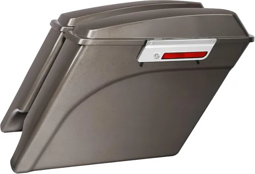 Vista 12 de Alforjas alargadas de 5 pulgadas TCMT para Harley Touring Street Electra Glide 1993-2013