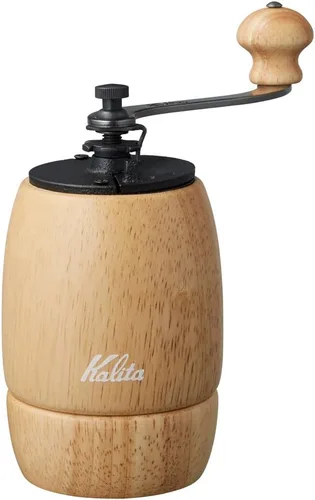 Vista 11 de Kalita Kalita - Molinillo de café de madera, molinillo de aluminio estable granular alto KH-10BR ac, marrón, grosor ajustable, molinillo de café