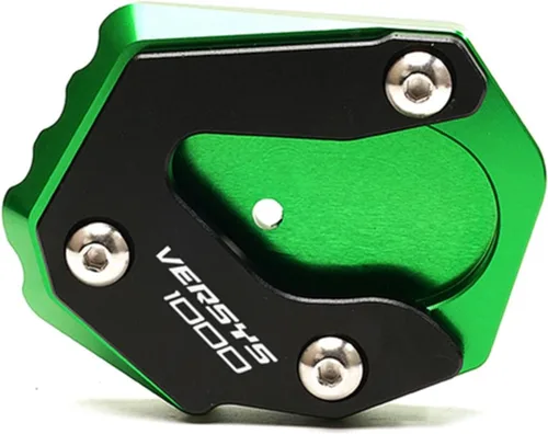 Vista 9 de YESKIT Aluminio CNC para Kawasaki VERSYS 1000 VERSYS1000 2015-2022 Soporte lateral de pie de motocicleta Placa de soporte de extensión (Color : gris)