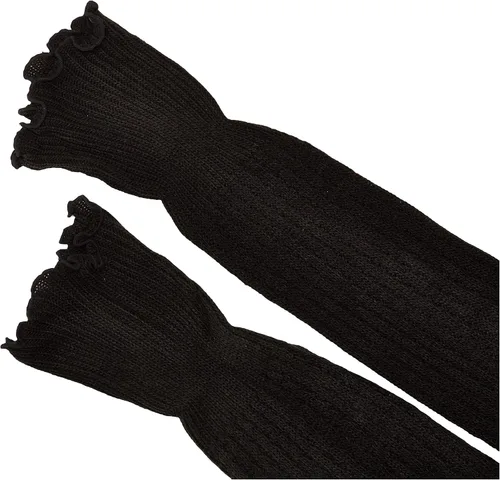 Vista 2 de Music Legs Calentadores de piernas sin pies acrílicos acanalados para mujer