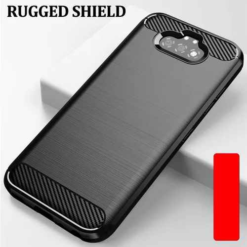 Vista 2 de Asuwish Compatible con LG K31/Phoenix 5/Fortune 3/Risio 4 Protector de pantalla de vidrio templado y accesorios de celda de silicona delgada de goma