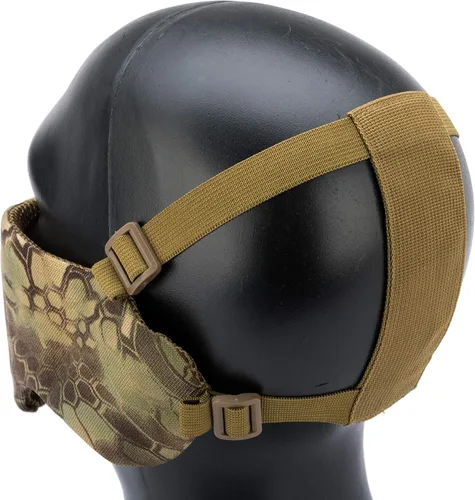 Vista 4 de Evike Airsoft - Matrix Battlefield Elite Mesh Face Pro con protección auditiva integrada (color: mandrágora)