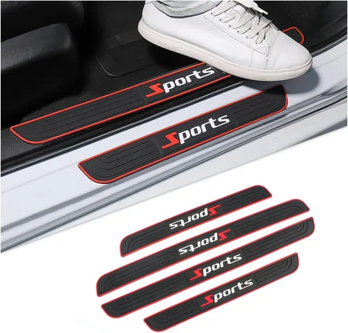 Vista 8 de 4 protectores de placa para umbral de puerta de automóvil, protectores de puerta de automóvil para umbral de umbral de puerta automática, protector