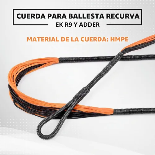 Vista 4 de Cobra Adder R9 - Cuerda de ballesta de 19.3 pulgadas, cuerdas de repuesto para tiro con arco